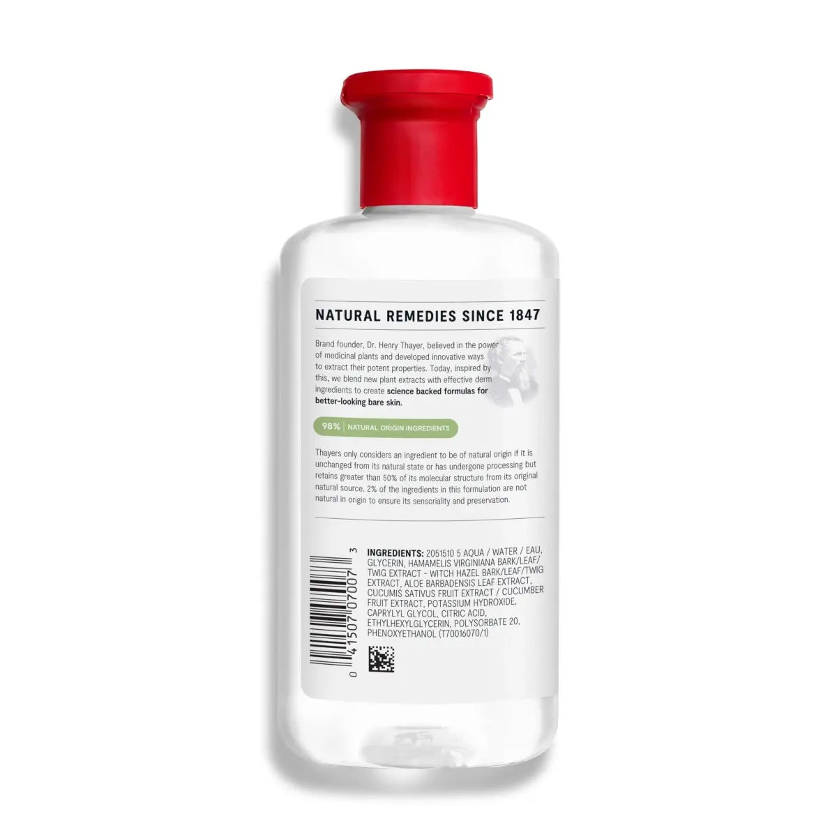 THAYERS Alcohol-Free Hydrating Cucumber Witch Hazel Facial Toner 355ml (12 Fl Oz) | Dermatologist Tested & Recommended - view 9