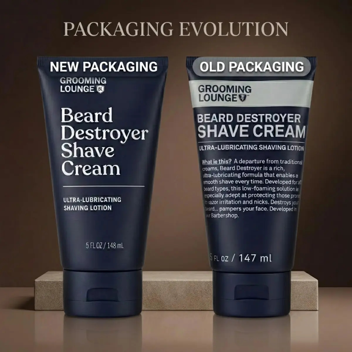 Grooming Lounge Beard Destroyer Shave Cream for Men, Rosemary & Aloe 148ml (5 Fl Oz) | Barber-Crafted Formula for Sensitive Skin - view 2