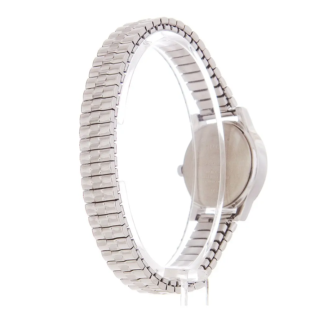 Timex Women's Essex Avenue Silver-Tone Stainless Steel Watch | Elegant 25mm Dial & Indiglo Light - view 5