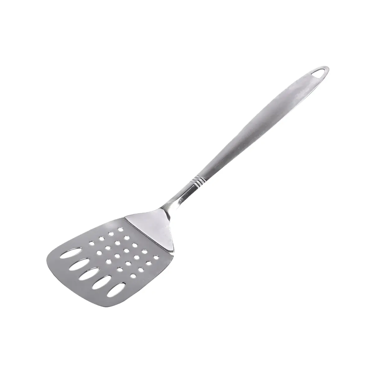 Chef Craft Stainless Steel Slotted Turner | Heavy Gauge, Dishwasher Safe, 12.5 inch - main product image