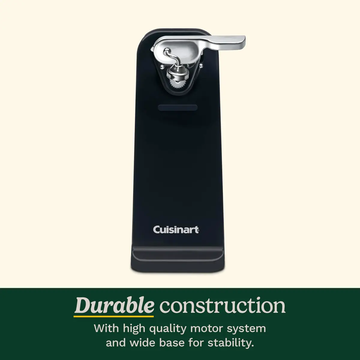 Cuisinart Electric Can Opener, One-Touch Operation, Nonslip Base, Black | 60W Automatic Kitchen Tool - view 4