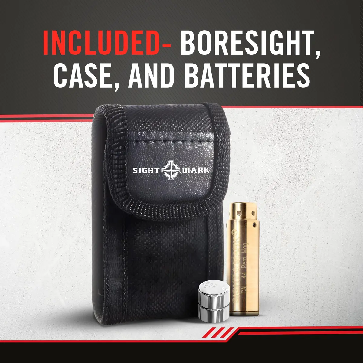 Sightmark .44 Magnum Boresight with Red Laser | Accurate Rifle Zeroing Tool for Hunting & Shooting - view 3