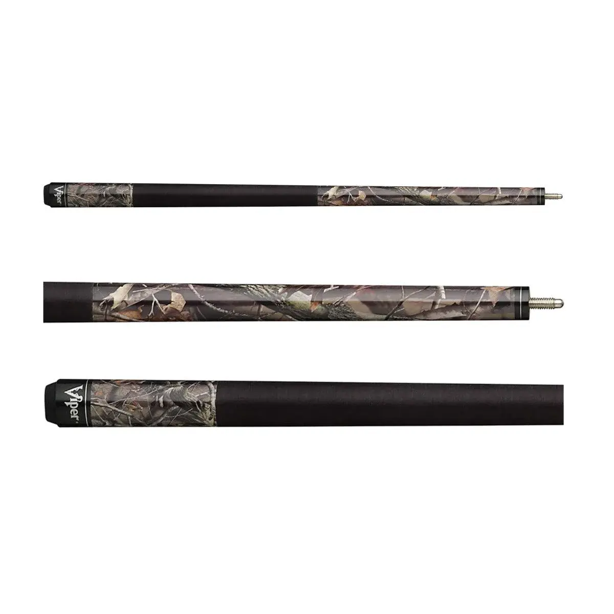 Viper Junior 48" Pool Cue Realtree Hardwoods HD 16 Oz | 2-Piece Maple Wood Billiard Stick - main product image