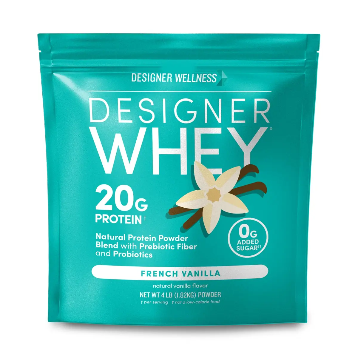 Designer Wellness Vanilla 4 lb Protein Powder | Supports Lean Muscle & Recovery - main product image