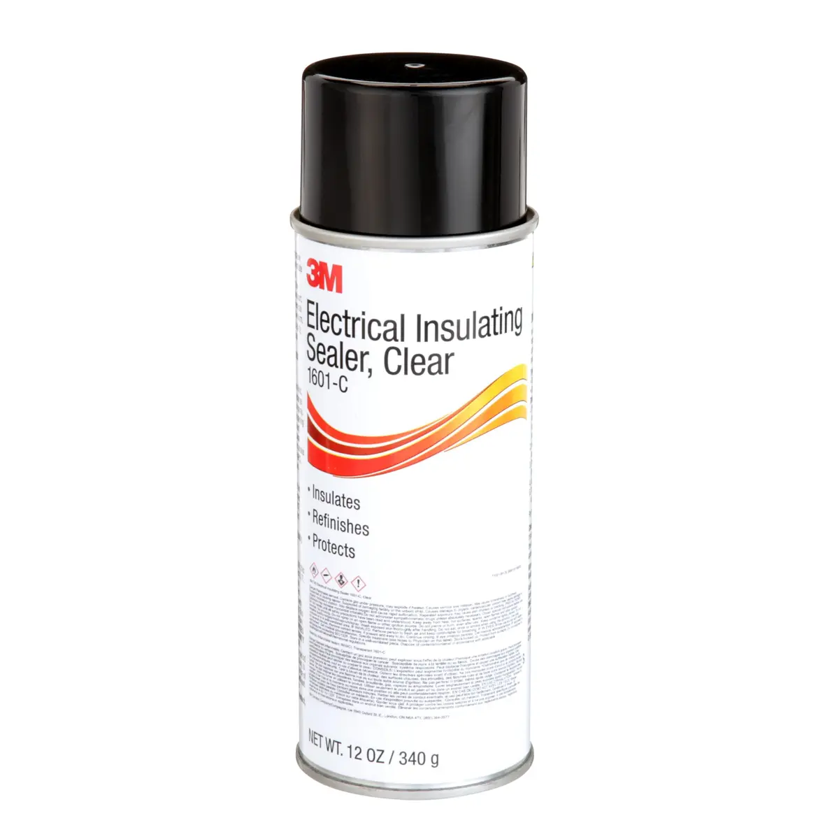 3M Electrical Insulating Sealer 1601-C | Clear, 12 oz Can | Fast-Drying, Weatherproof - main product image