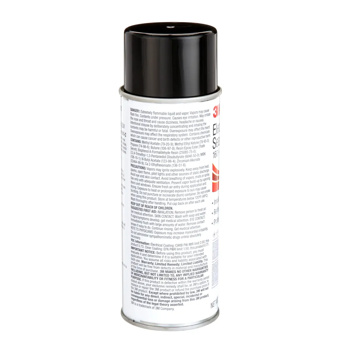 3M Electrical Insulating Sealer 1601-C | Clear, 12 oz Can | Fast-Drying, Weatherproof - view 5