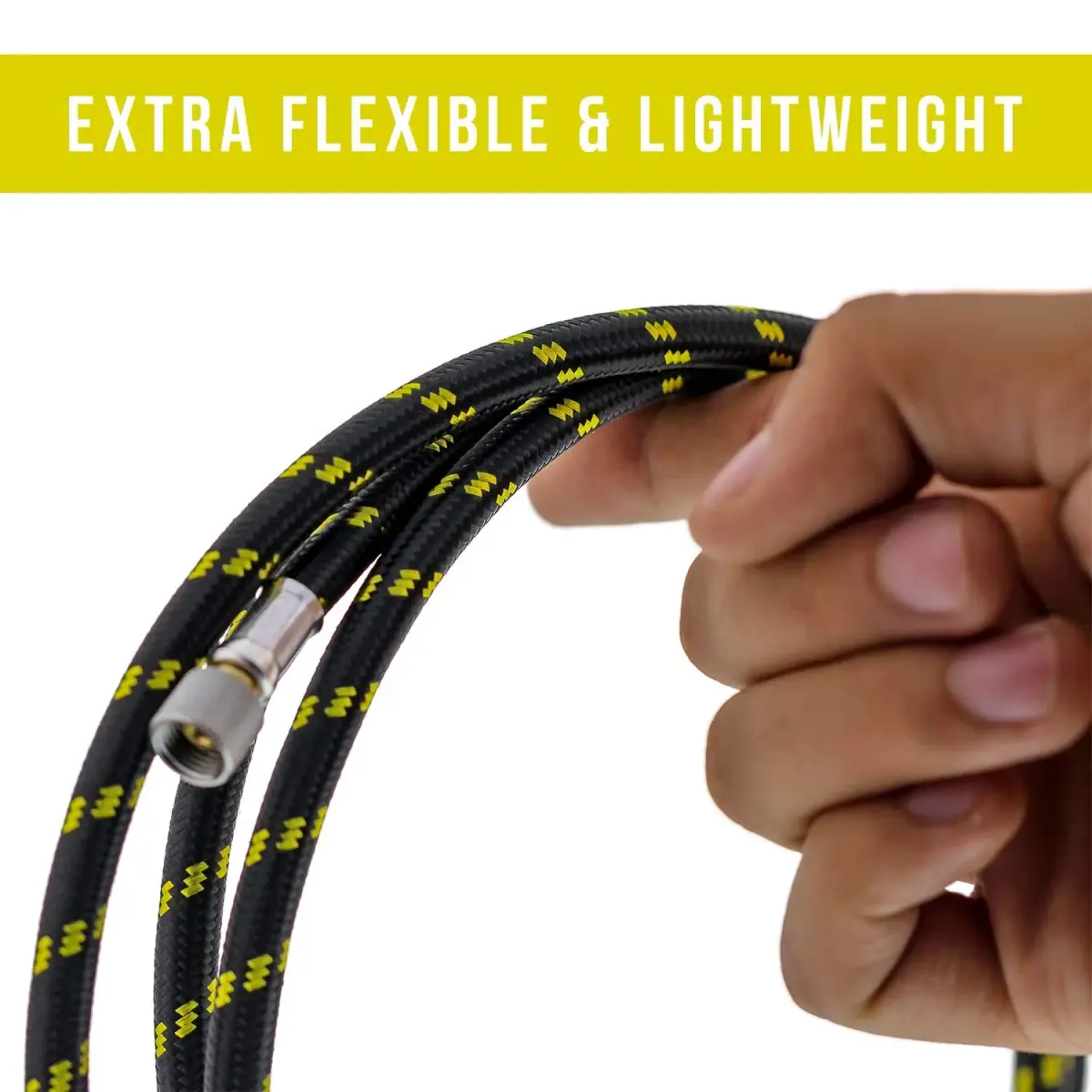 Master Airbrush Premium 25 Foot Nylon Braided Airbrush Hose with 1/8" BSP Fittings - view 4