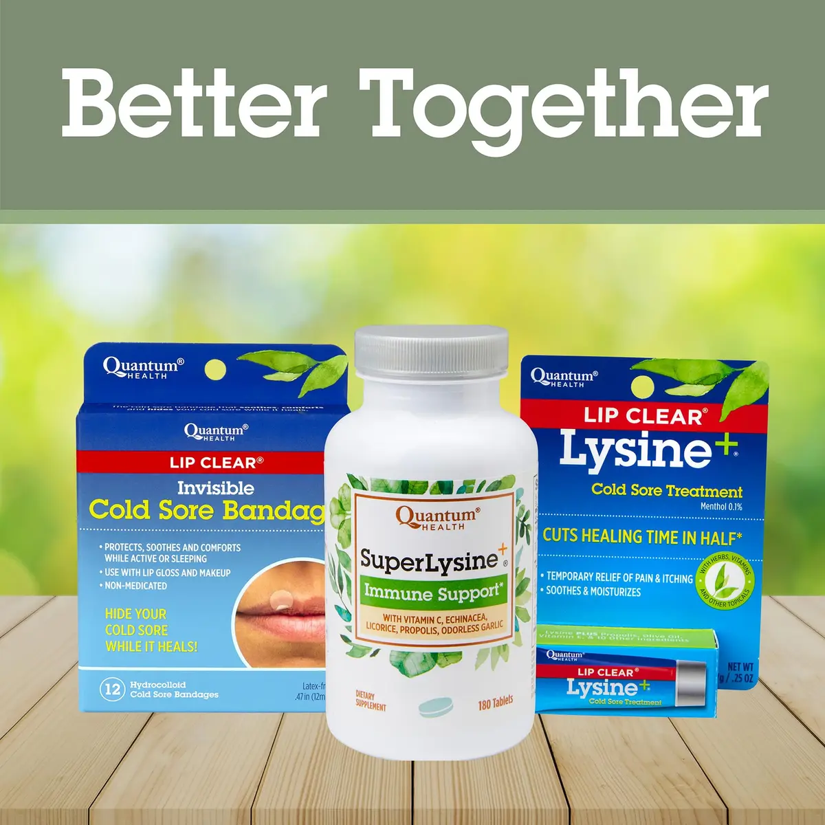 Quantum SuperLysine+ 1500mg L-lysine Immune Support 180 Tablets | Supports Healthy Lips & Immune System - view 7