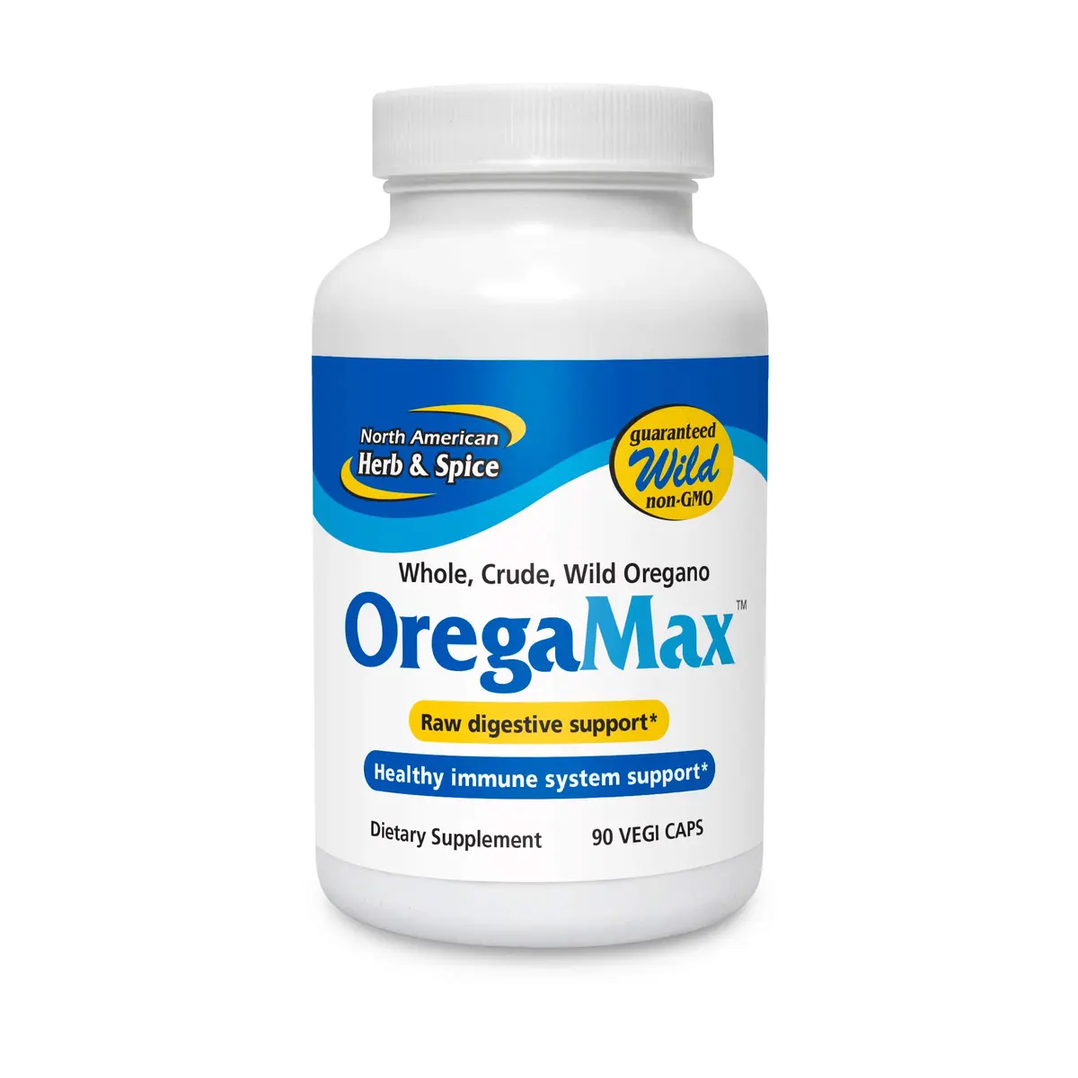 NORTH AMERICAN HERB & SPICE OregaMax 90 Capsules | Wild Oregano Supplement for Immunity & Digestion - main product image