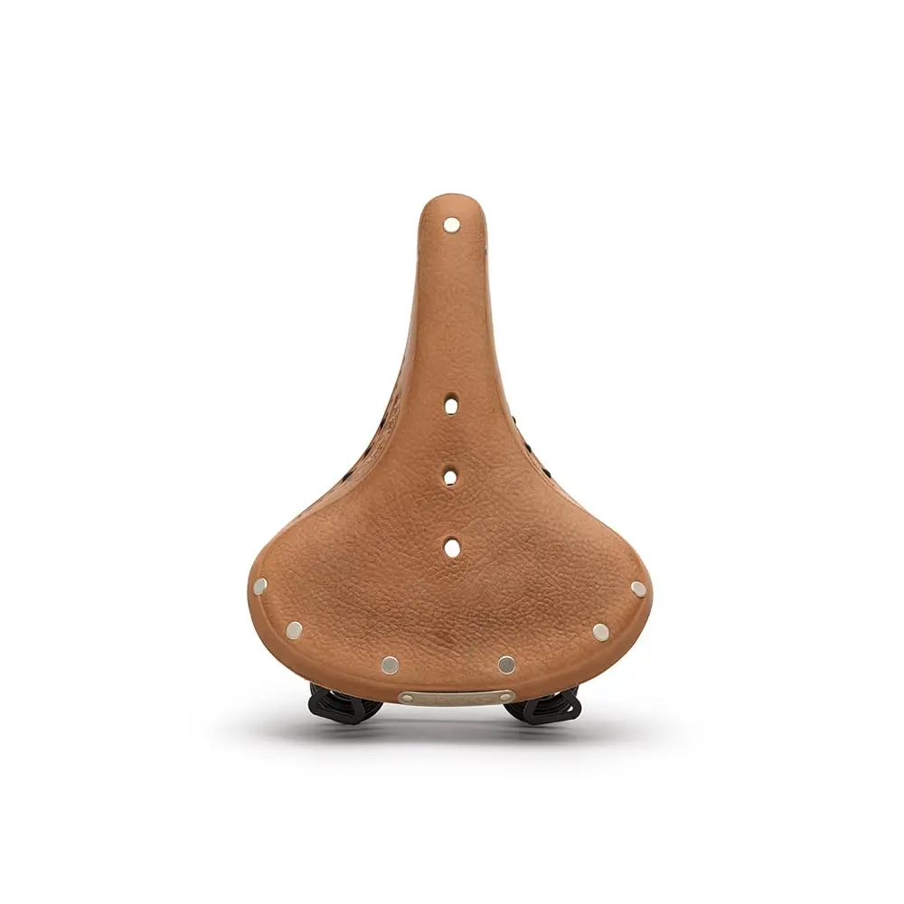 Brooks England B67 Softened Leather Bike Saddle | Handmade with Suspension Springs, Dark Tan, One Size - view 4