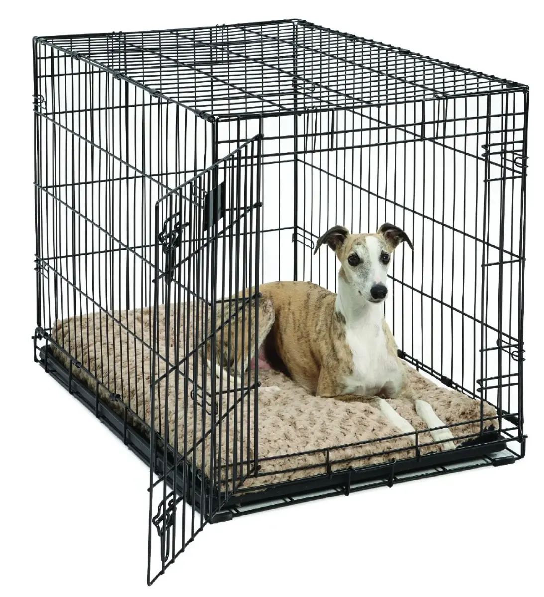 MidWest Homes for Pets Medium Mocha Ombré Swirl Plush Pet Bed 71cm x 51cm (28" x 20") | Cozy Crate Mat for Dogs & Cats - view 2