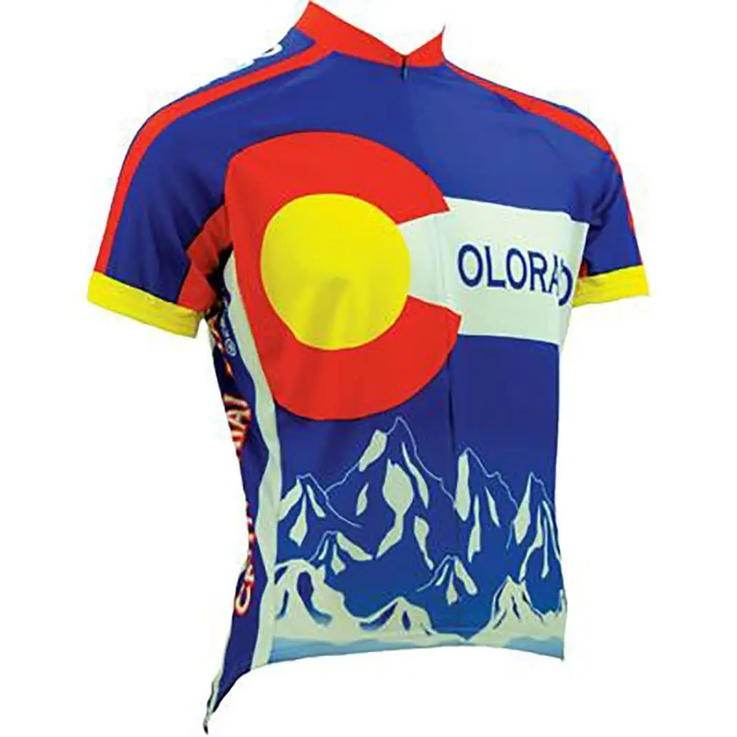 CANARI Men's Colorado Jersey Large | Classic Fit, 100% Polyester, UPF 30+ (70-120c) - main product image