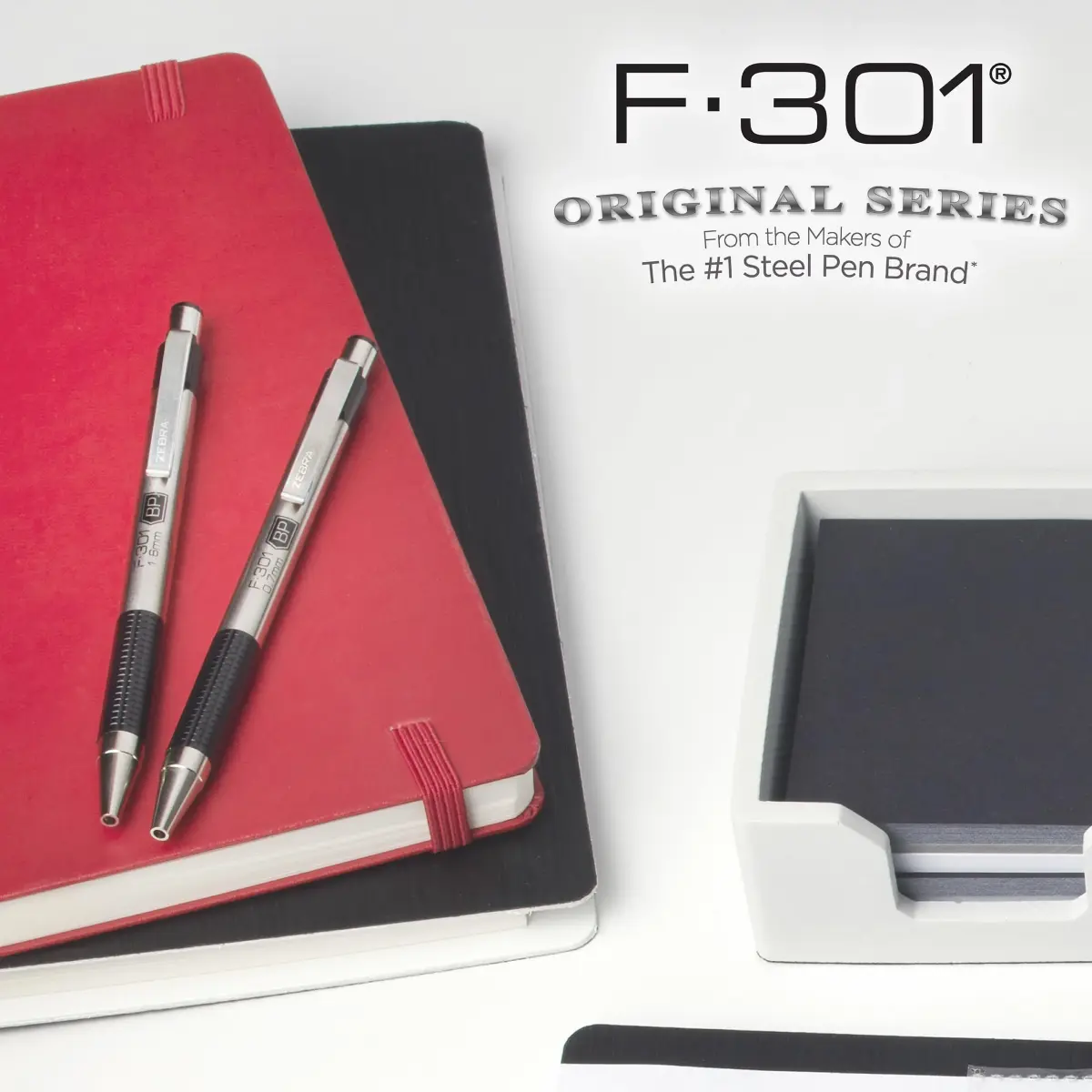 Zebra Pen F-301 Ballpoint Pen 0.7mm Fine Point, Black Ink, 12-Pack | Smooth Writing Instrument - view 6
