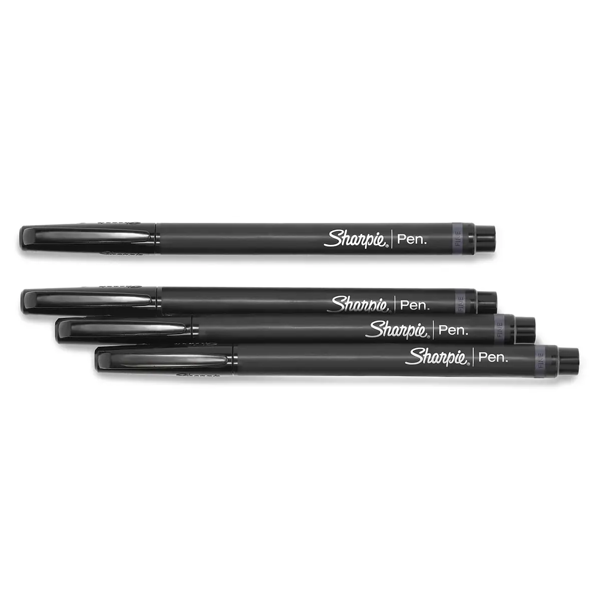 Sharpie Felt Tip Medium Point Black Pens, Drawing & Writing Pens | 4 Count (Pack of 1) - view 6