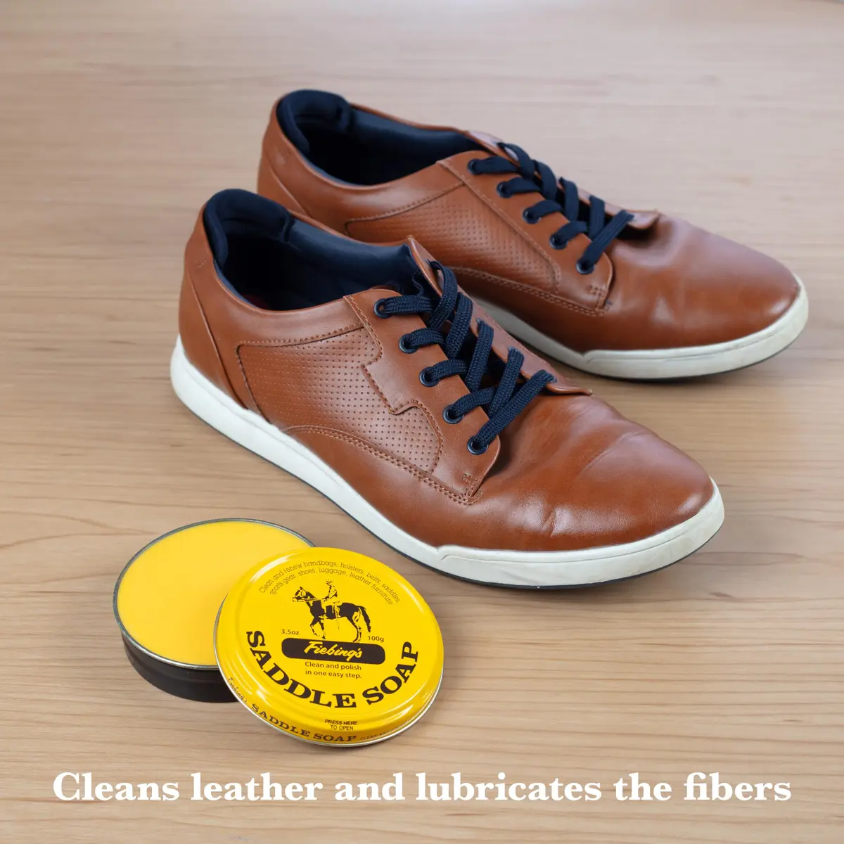 Fiebing's Yellow Saddle Soap 3.5 oz (100 ml) | Cleans, Conditions & Restores Smooth Leather - view 5