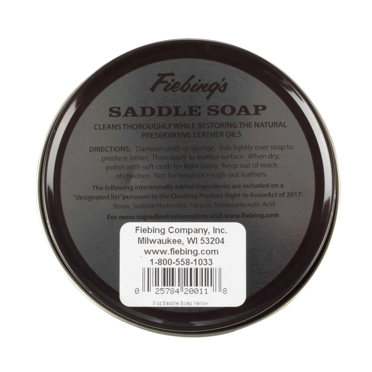 Fiebing's Yellow Saddle Soap 3.5 oz (100 ml) | Cleans, Conditions & Restores Smooth Leather - view 7