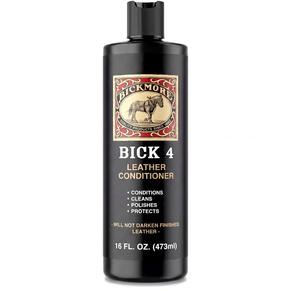 Bickmore Bick 4 Leather Conditioner & Cleaner 473ml (16 fl oz) | Won't Darken Smooth Finished Leather - main product image