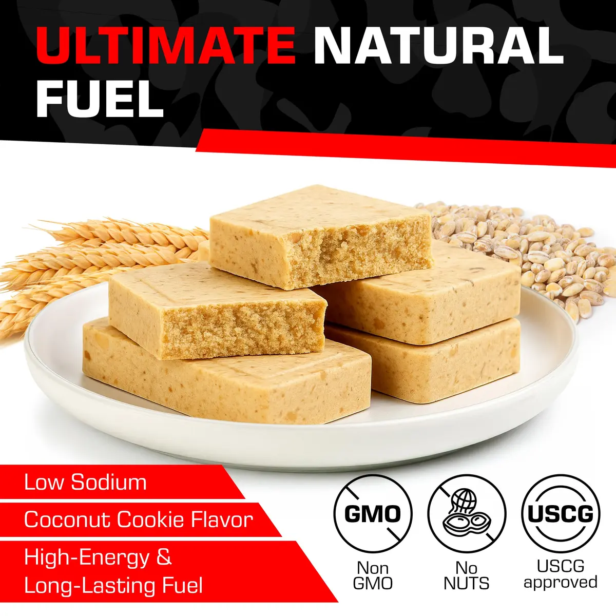 DX3600F Datrex 3600 Emergency Food Bar 18 Pack | 3-Day Coconut Nutrition - view 3