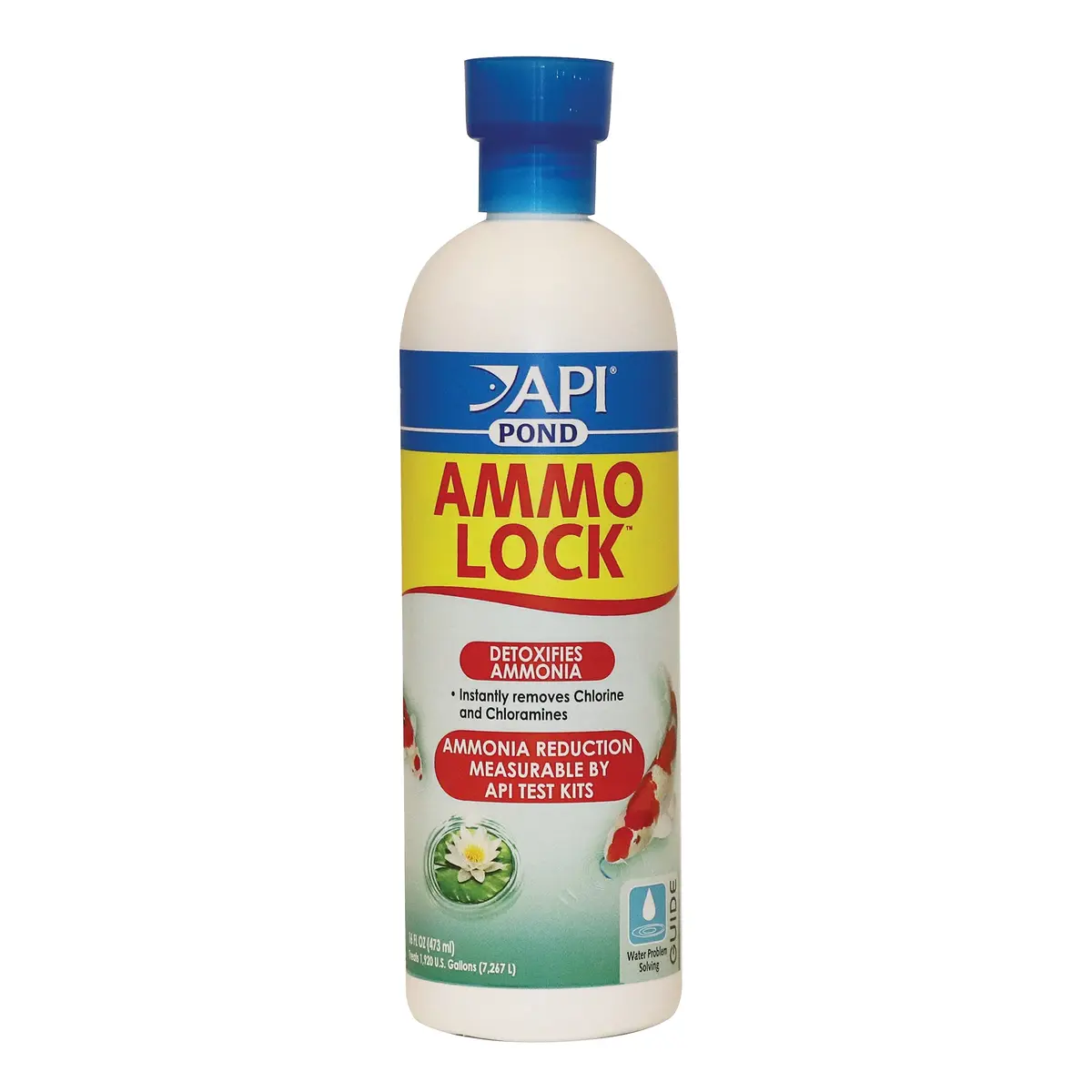 API Pond Ammo-Lock Ammonia Detoxifier for Ponds 473ml (16 Fl Oz) | Natural Active Ingredients - main product image