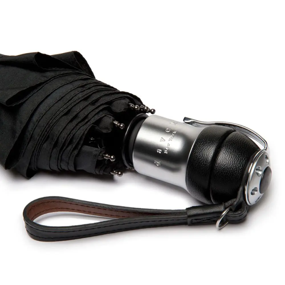 Davek Solo Umbrella (Classic Black) | Windproof Travel Umbrella with Automatic Open - view 5