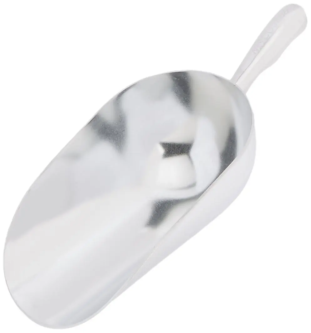 Winco Aluminum Utility Scoop Medium | 38-Ounce Food & Ice Portioner - main product image