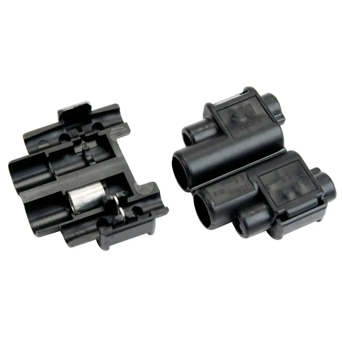 3M Scotchlok Electrical IDC 901-BULK Connector 18-14 AWG (Tap) & 12-10 AWG (Run) Black | Inline Wire Splice for Automotive & Control Circuits - main product image
