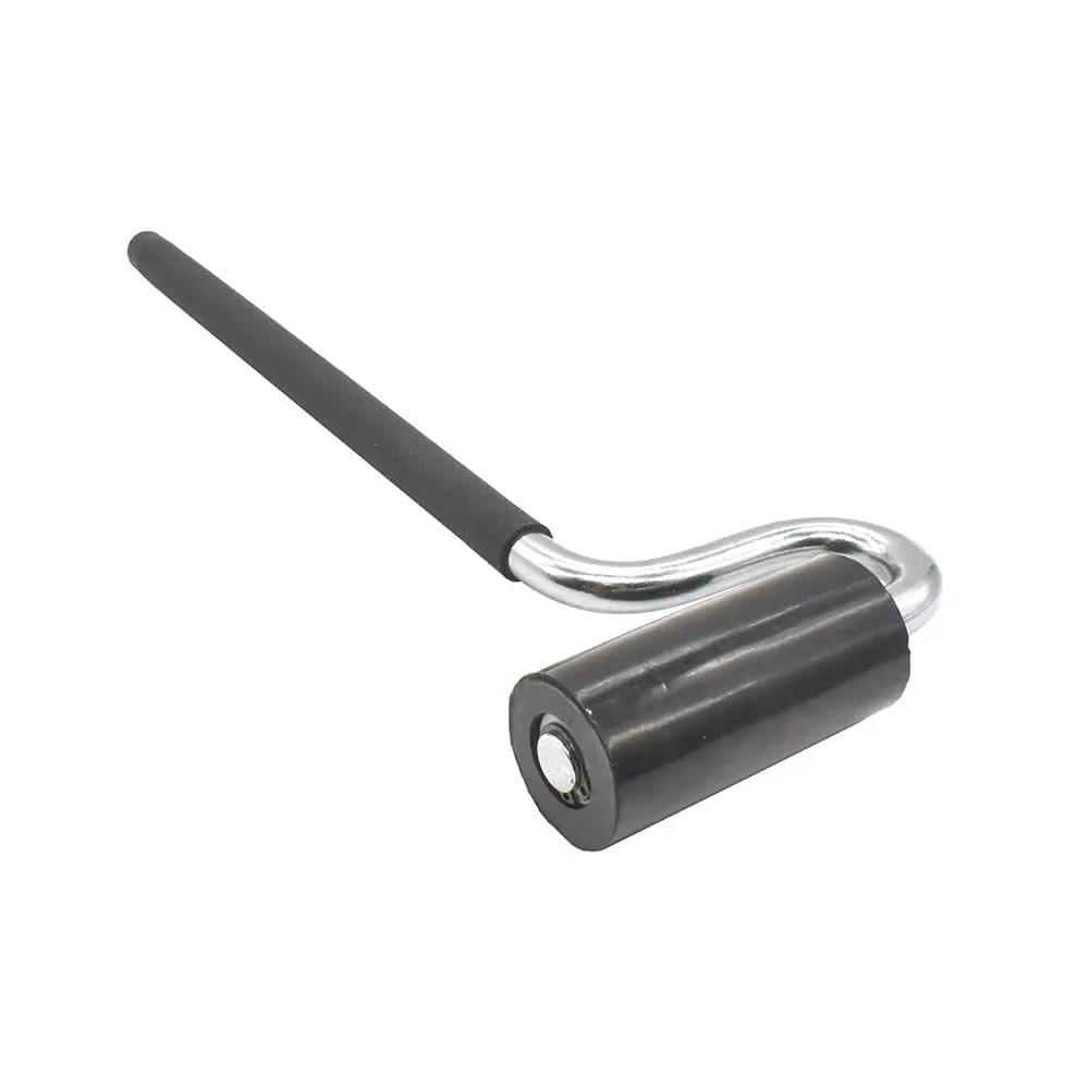 BIG HORN Long Handle J-Roller with Rubber Roller 1.5 inches | Pressure Application for Laminate Work - view 3
