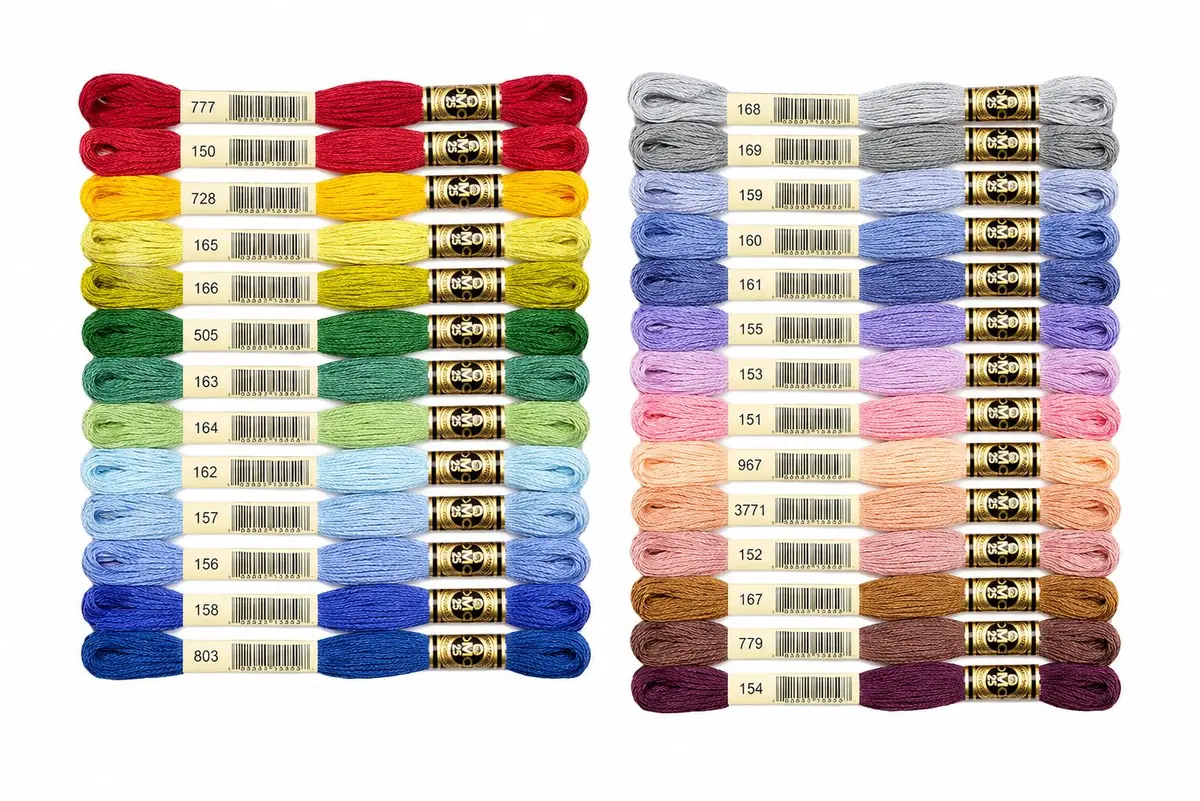 DMC Embroidery Floss Pack 8.7yd | Premium Cotton Variegated Thread for Needlecrafts - view 5