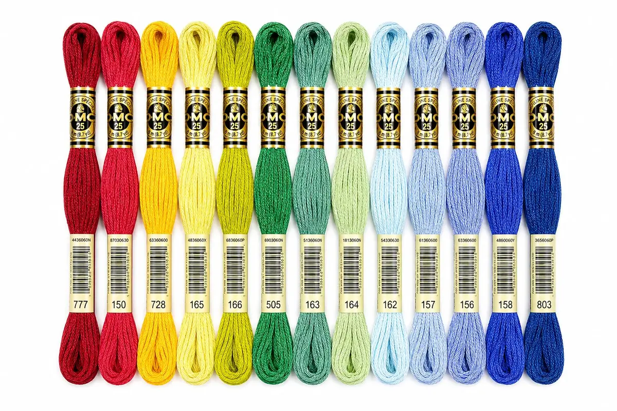 DMC Embroidery Floss Pack 8.7yd | Premium Cotton Variegated Thread for Needlecrafts - view 6