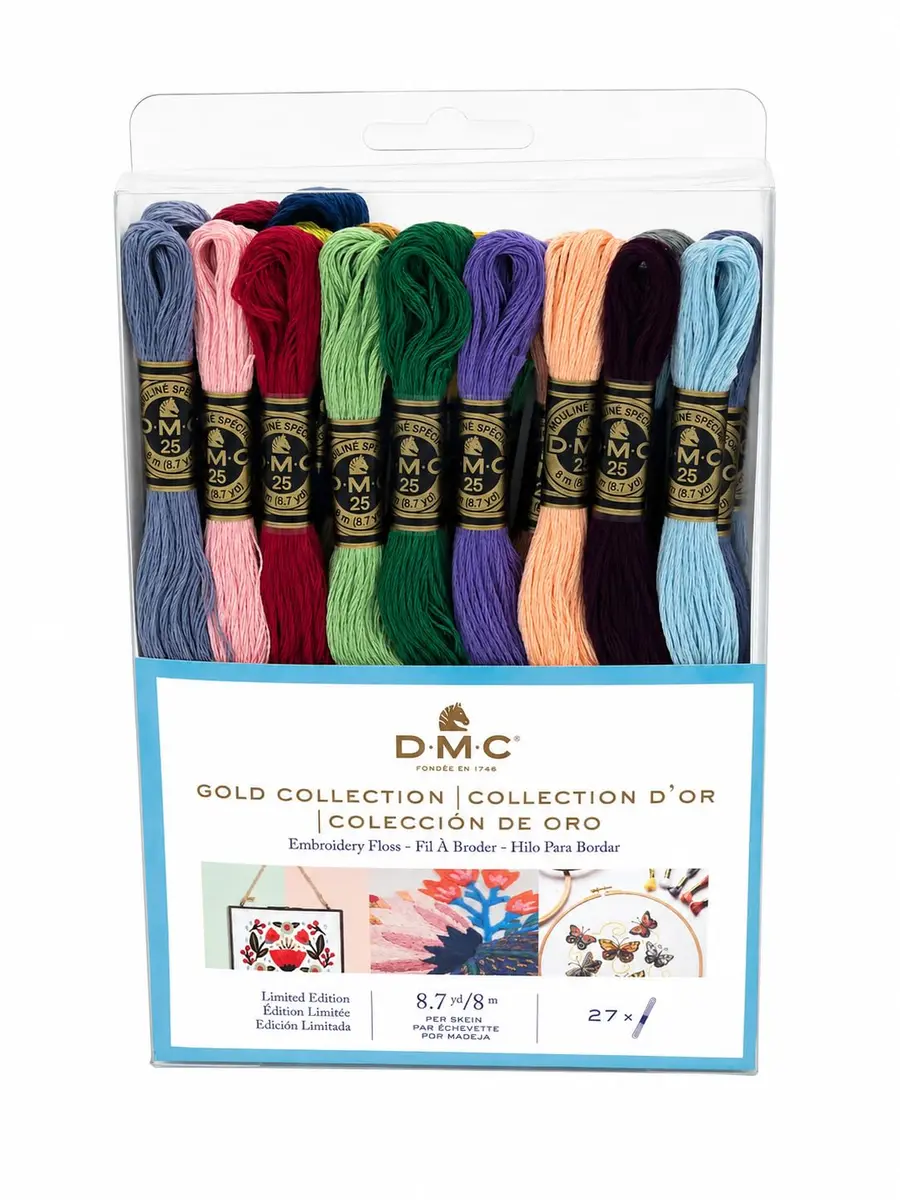 DMC Embroidery Floss Pack 8.7yd | Premium Cotton Variegated Thread for Needlecrafts - main product image