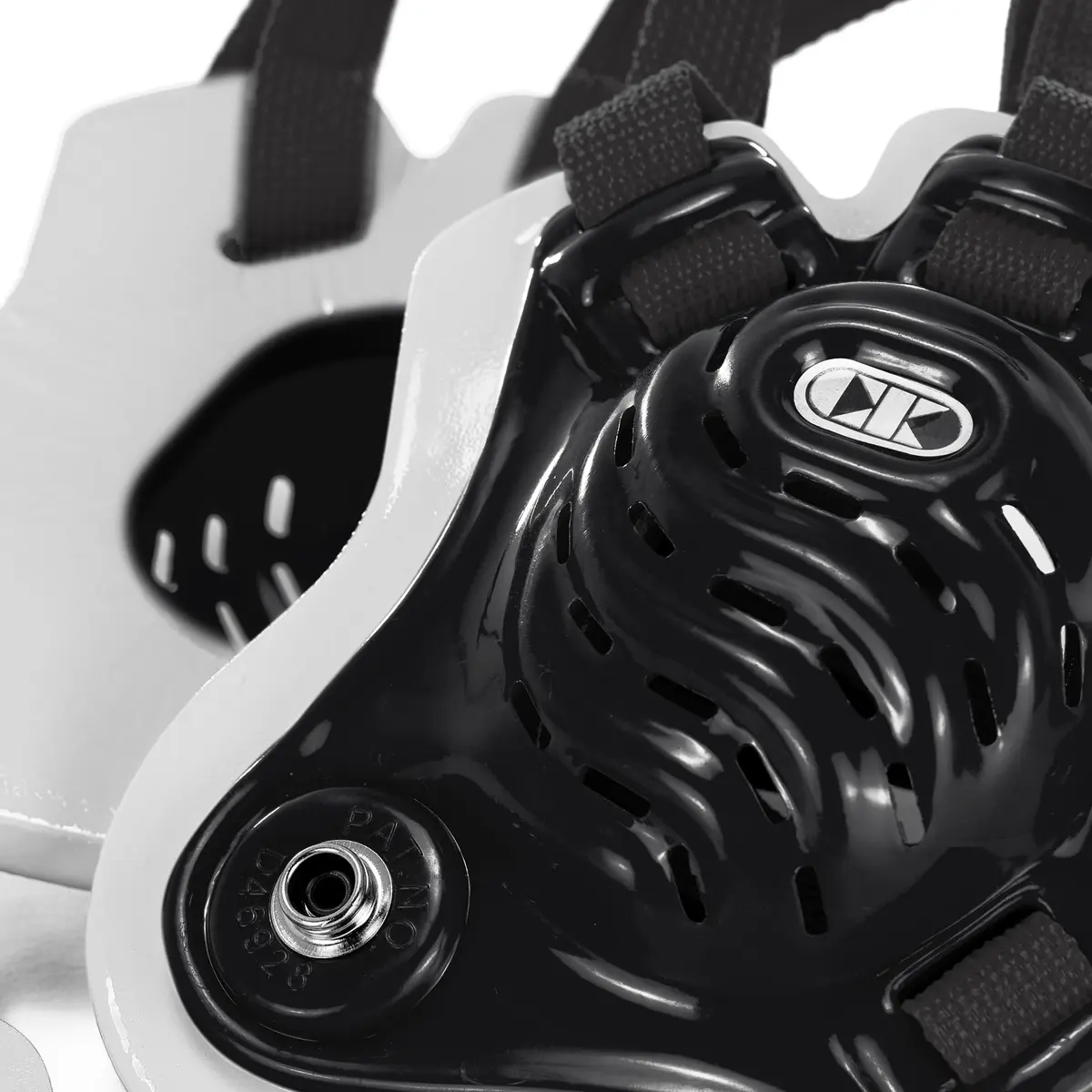 Cliff Keen Tornado Wrestling Headgear (Black/White/Black) | Durable, One Size Fit - view 3