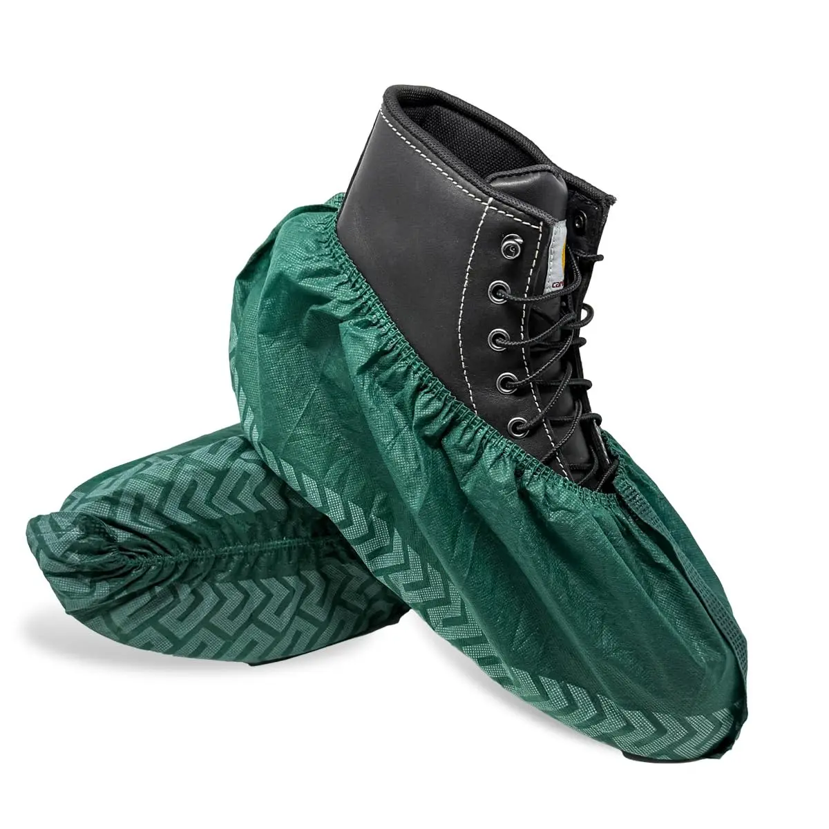 ShuBee Extra-Large Disposable Shoe Covers | Durable & Thick for Construction & Service Work - 50 Pairs - view 2