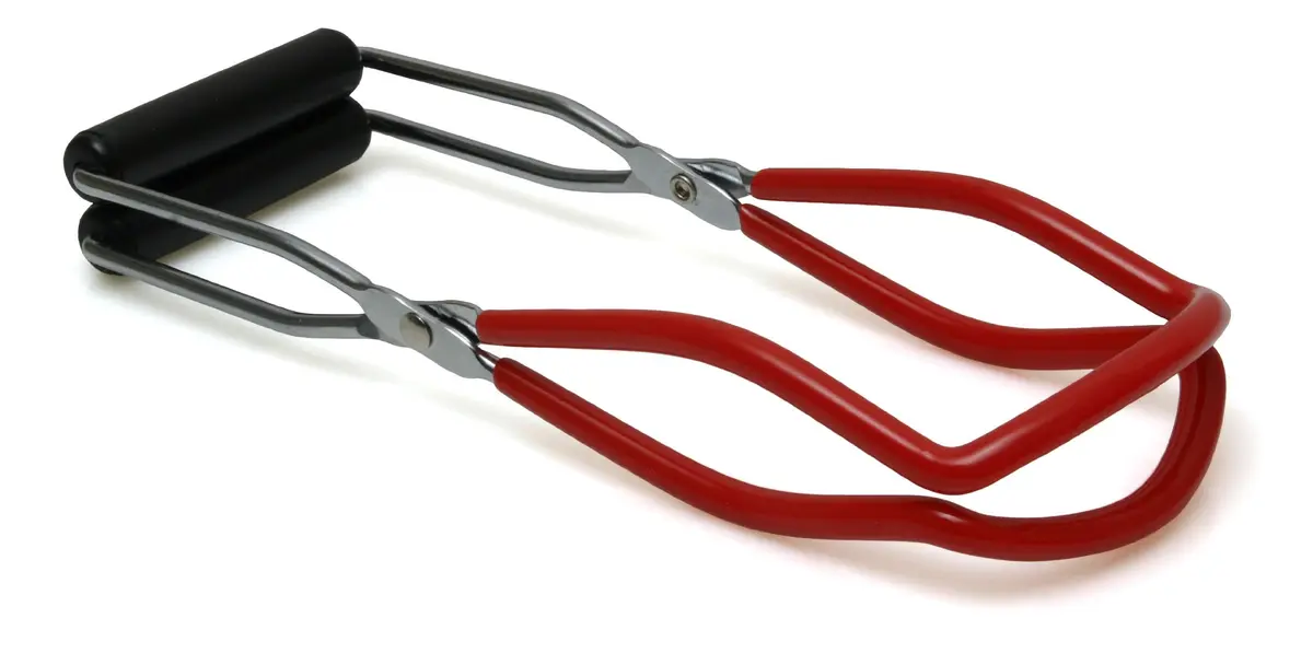 KITCHEN CROP Jar Lifter | Adjustable Canning Tool for All Jar Sizes, Red - view 2