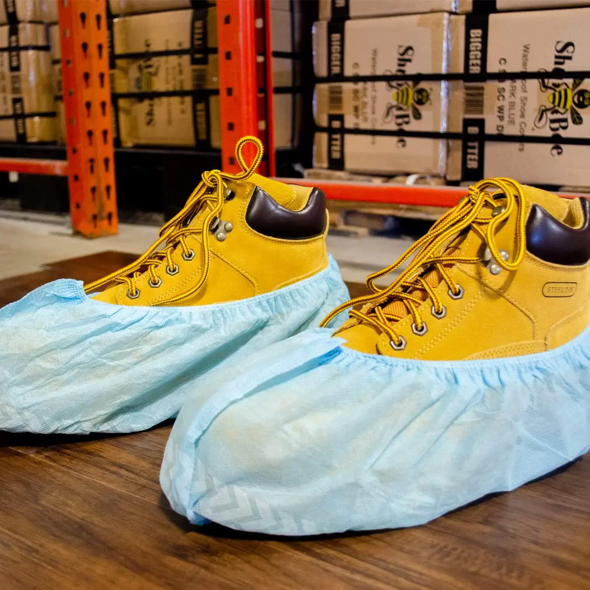 ShuBee Extra-Large Disposable Shoe Covers | Durable & Thick, 50 Pairs - view 5