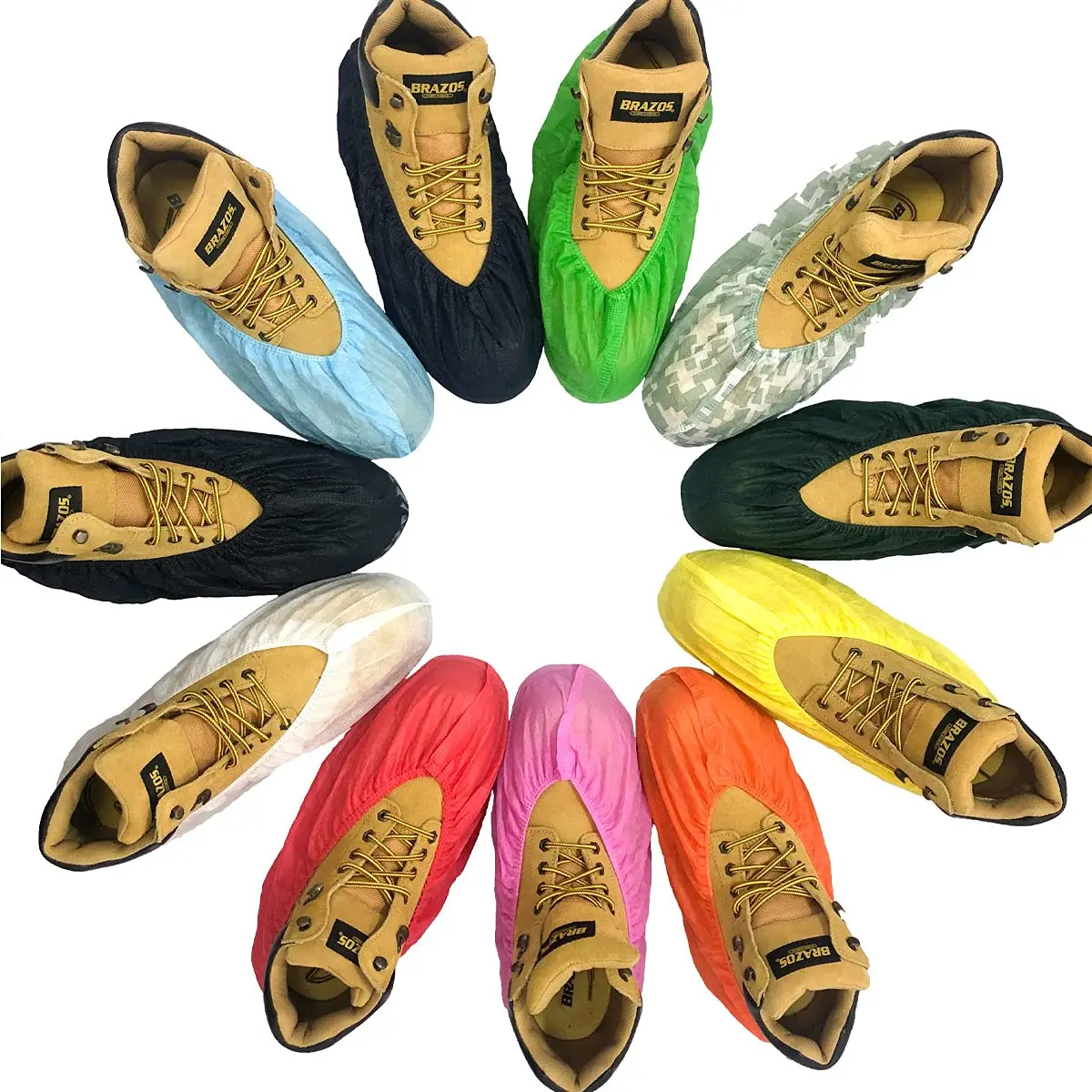 ShuBee Extra-Large Disposable Shoe Covers | Durable & Thick, 50 Pairs - view 10