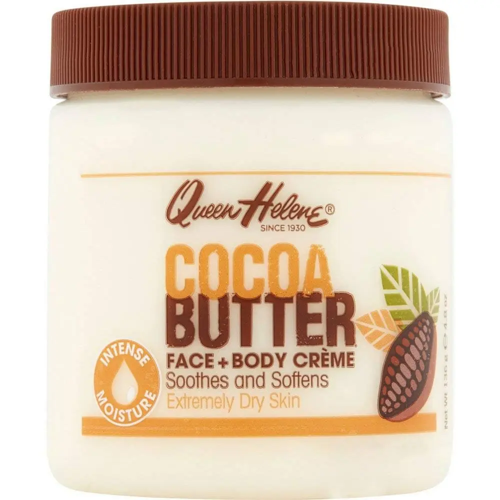 Queen Helene Cocoa Butter Face & Body Cream 4.8 oz Jar | Extra Rich Moisturizer for Dry Skin - main product image