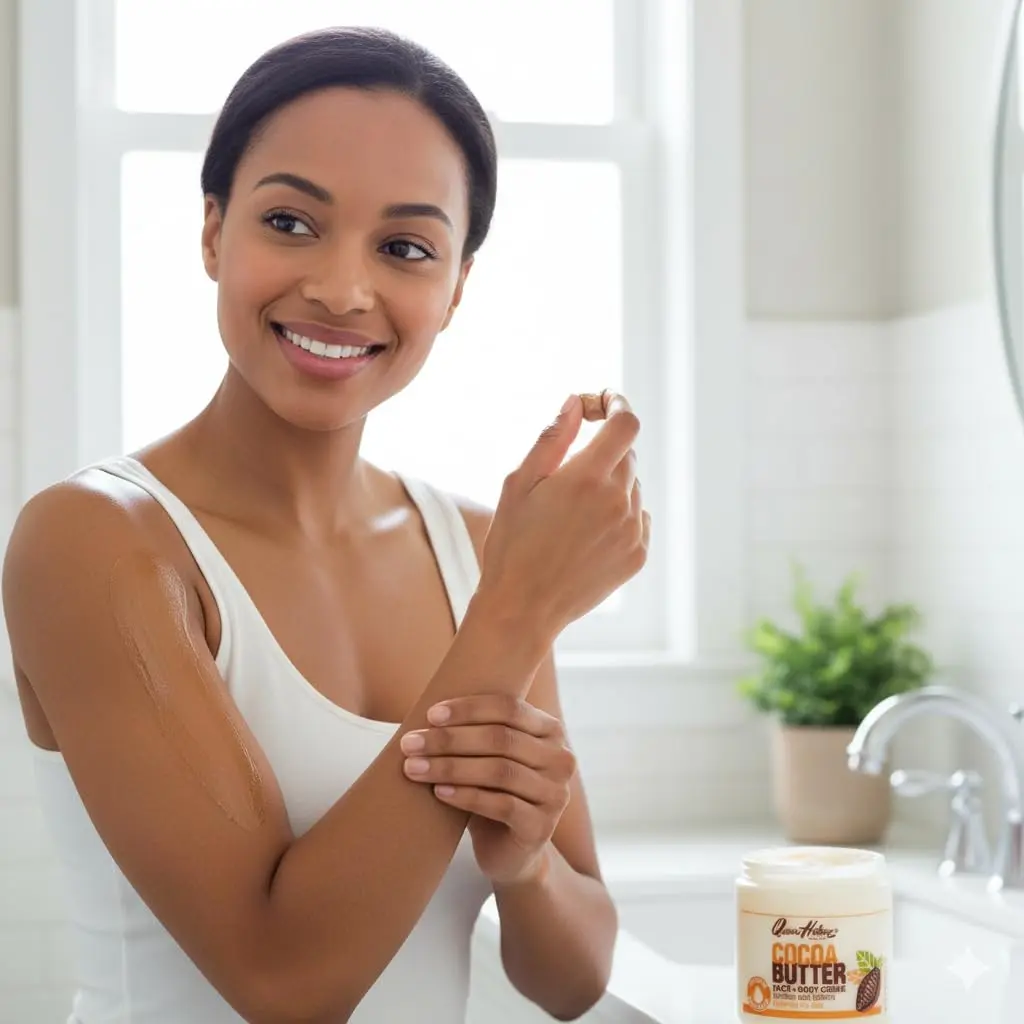 Queen Helene Cocoa Butter Face & Body Cream 4.8 oz Jar | Extra Rich Moisturizer for Dry Skin - view 4