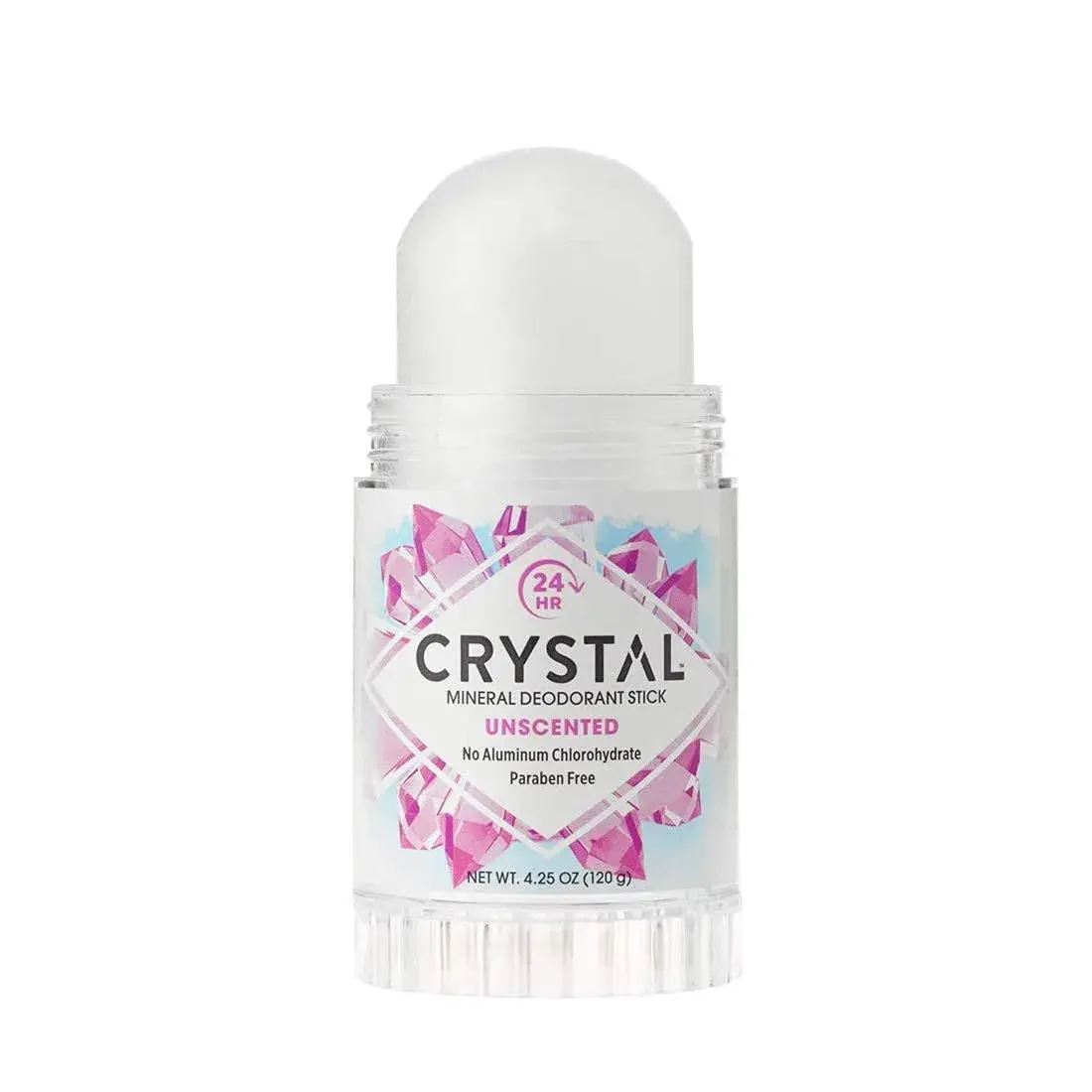 Crystal Essence Mineral Deodorant Stick - Unscented Body Deodorant 16.75ml (0.5 Fl Oz) | 24-Hour Odor Protection - view 2