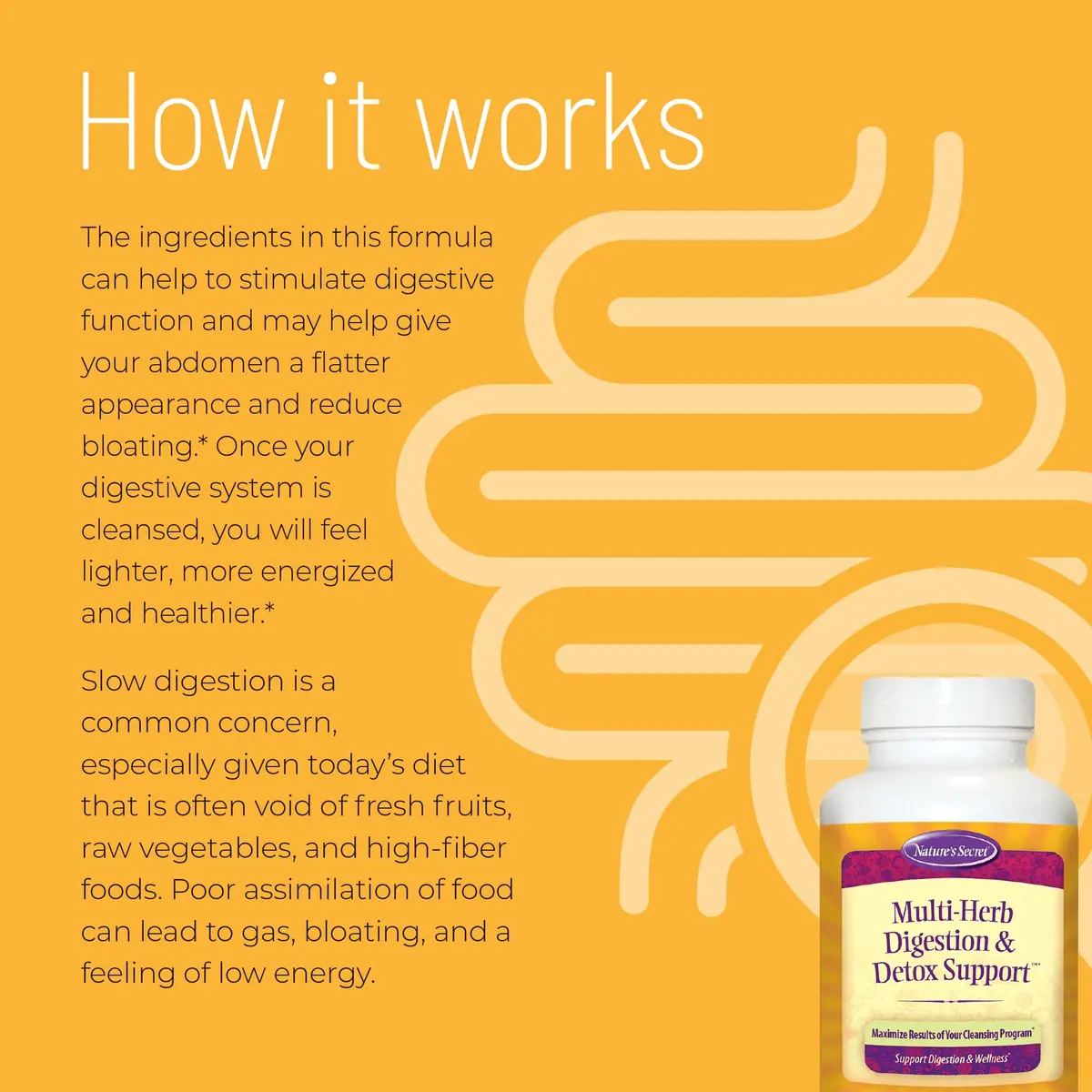 Nature's Secret Multi-Herb Digestion & Detox Support (3 Pack) | Herbal Digestive Wellness Support for Adults - view 3