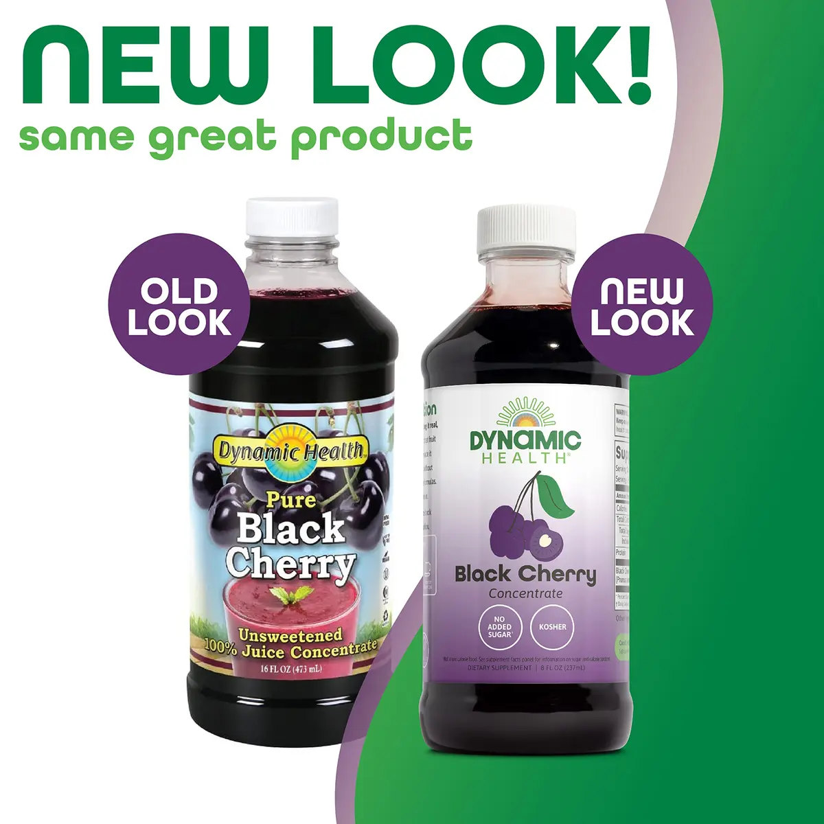 Dynamic Health Black Cherry Juice Concentrate 8 fl oz | Unsweetened, Vegan, Gluten-Free - view 5