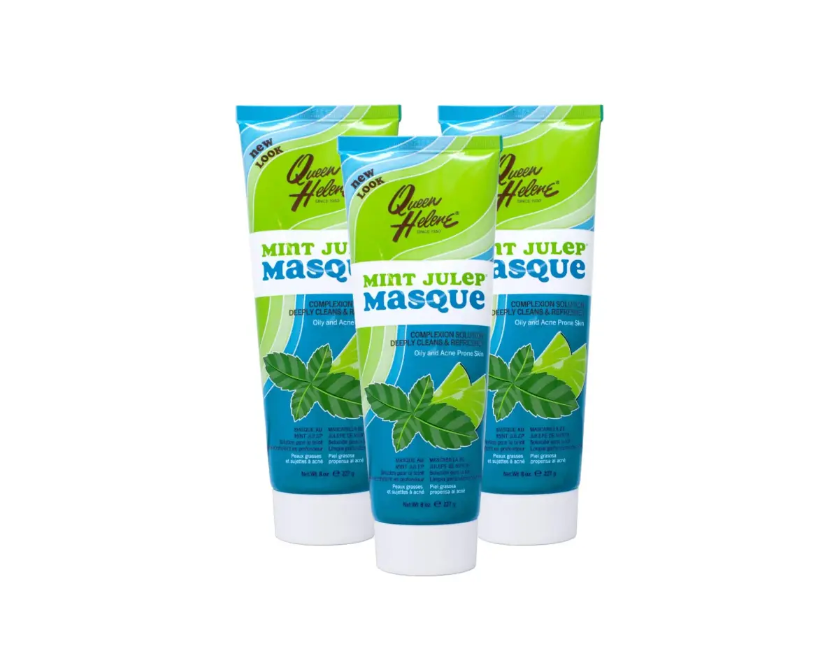 Queen Helene Mint Julep Skin Treatment Mask 236.5ml (8 Fl Oz) | Absorbs Excess Oil & Impurities - main product image