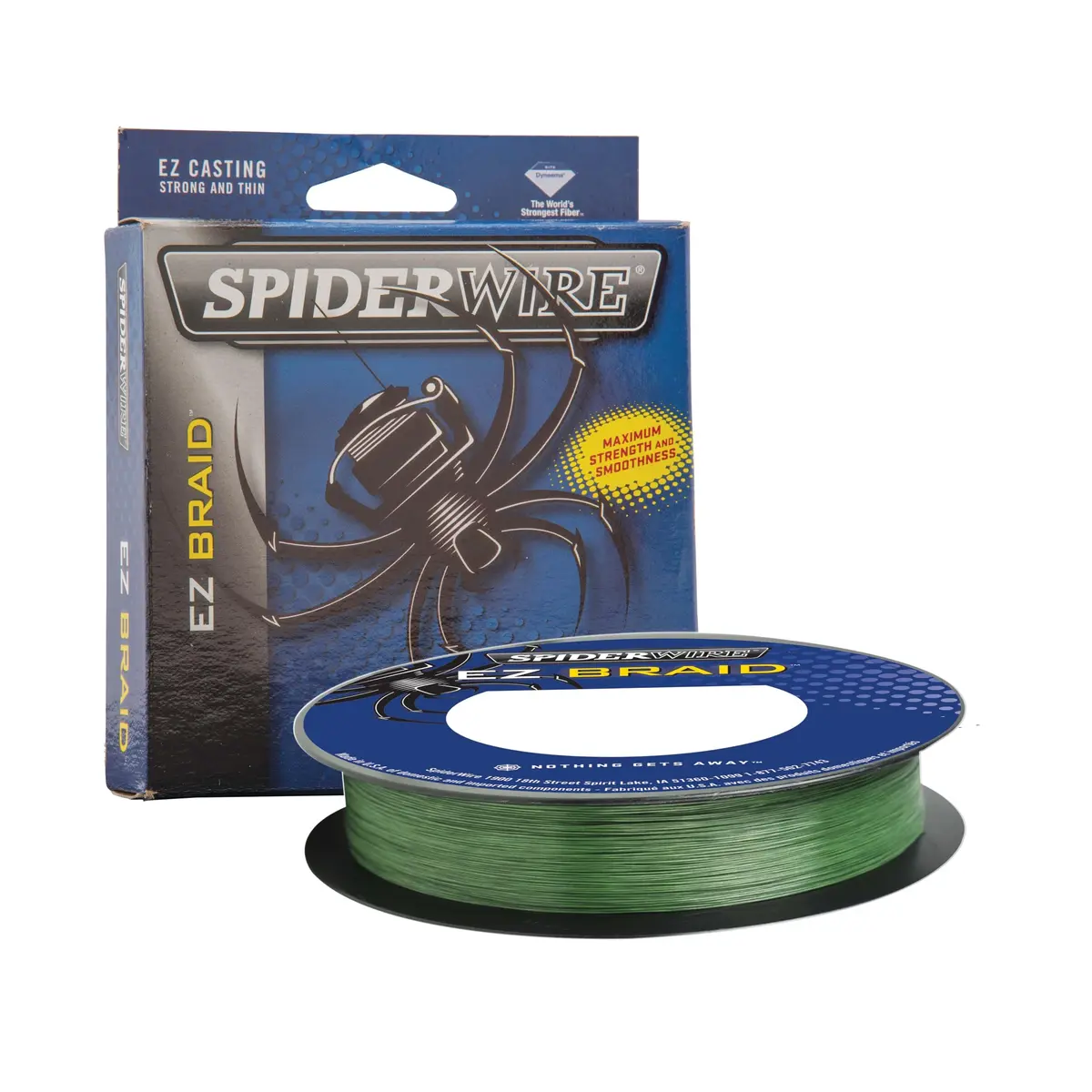 SpiderWire EZ Braided Fishing Line, 20lb, 110 yd | Smooth, Strong & Thin for Indian Anglers - main product image