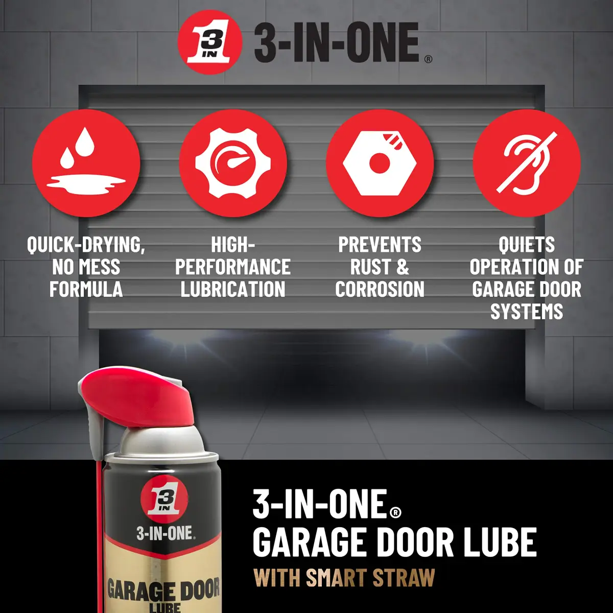3-IN-ONE Multi-Purpose Oil 8 OZ (236 ml) | Lubricates, Cleans, Protects Against Rust - view 2