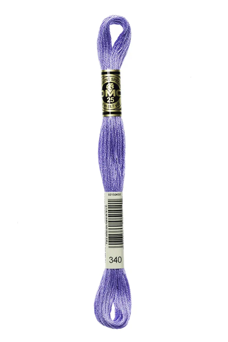DMC Mouline Stranded Cotton Six Strand Embroidery Floss, Medium Blue Violet, 8.7-Yard | Fade-Resistant, Washable Cotton Thread - main product image
