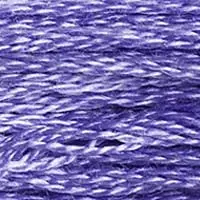 DMC Mouline Stranded Cotton Six Strand Embroidery Floss, Medium Blue Violet, 8.7-Yard | Fade-Resistant, Washable Cotton Thread - view 3