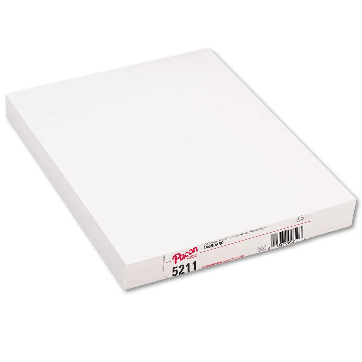 Pacon Heavyweight Tagboard 9" x 12" | Durable Multi-Purpose Art Surface - main product image