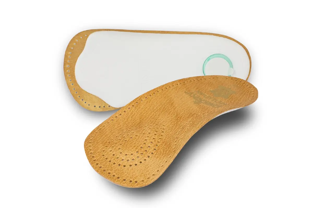 pedag Holiday Thin Orthotic Insoles Arch Support Inserts Tan Women US 8 / Men 5 | Supports Plantar Fasciitis & Overpronation - main product image