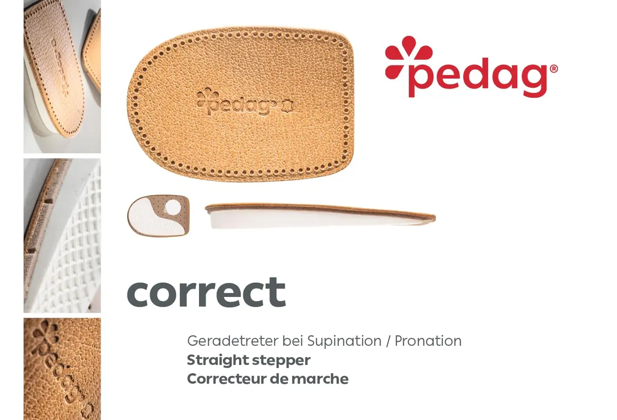 pedag Correct | German Made Heel Wedge Insert for Pronation & Supination | Extra Large (Men 11L-13) - view 2