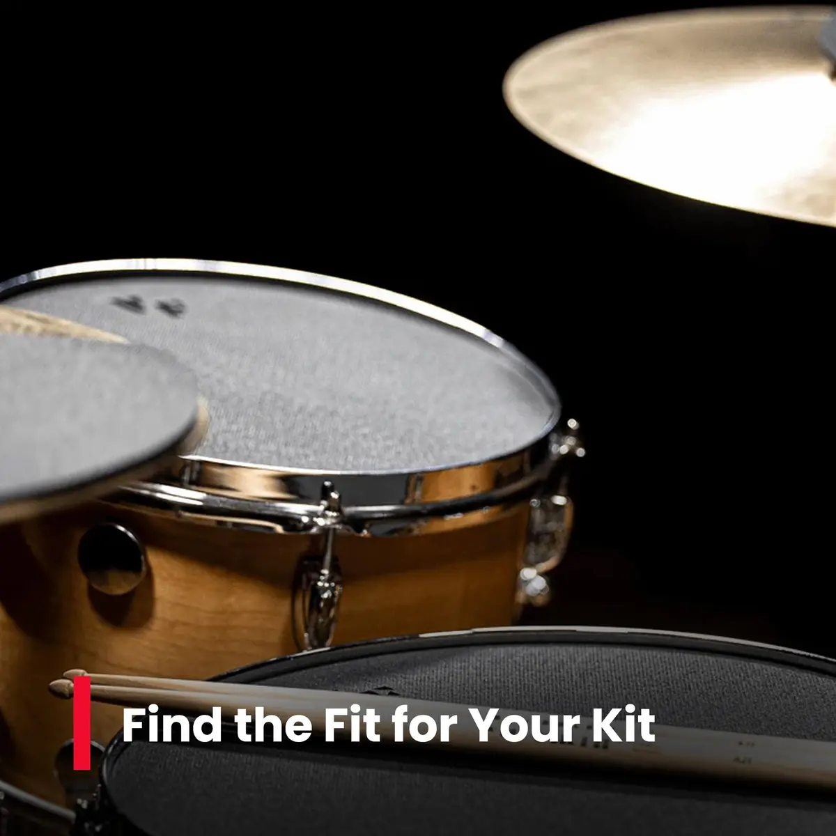 Vic Firth 13" Drum Mute | Rubber Practice Pad for Drummers in India - view 6