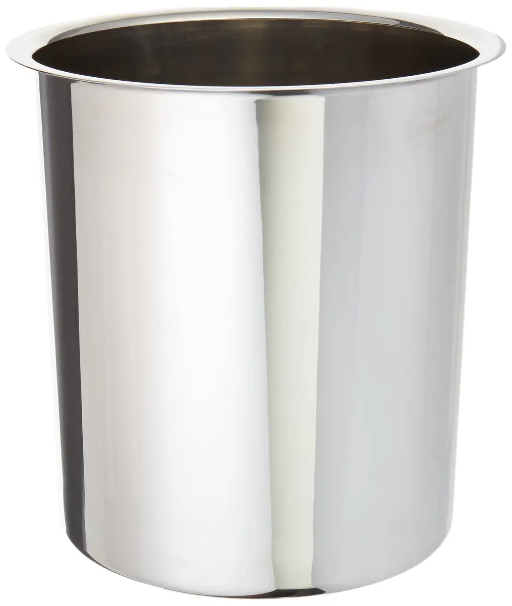 Winco 4.25 qt Stainless Steel Bain Marie | Commercial Food Storage & Hot Holding - main product image